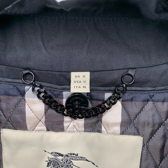 Burberry Black Trench Coat - Picture 14 of 16